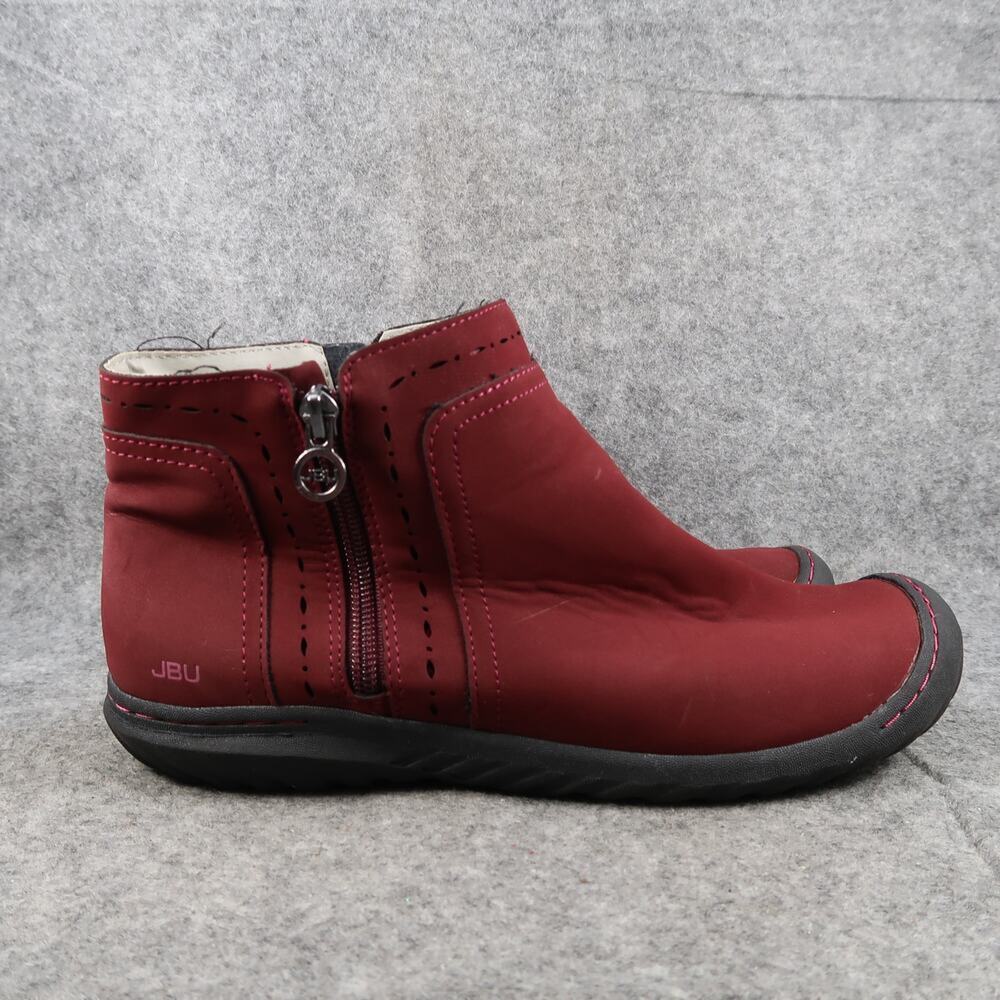 Jambu JBU Shoes Womens 10 Boots Juno Zip Memory Foam Comfort Casual Ankle Bootie